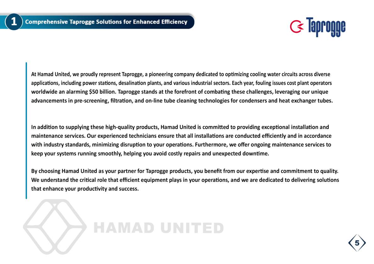 Cooling water and condenser systems